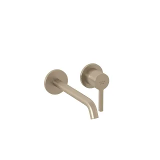 KLUDI NOVA FONTE Pura Waschtisch-Wand-Einhandmischer 220 ohne Ablaufgarnitur Stainless Brushed Nicke 20245N515