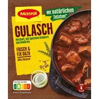 MAGGI Saucen, Maggi Gulasch Fix Wuerzmix herzhaft lecker klassisch traditionell 48 g