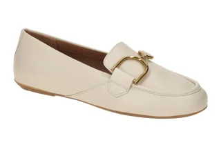 Geox D45MUJ 000TU C1122 PALMARIA J Damen Slipper Wei? Papyrus Echtleder wasse...
