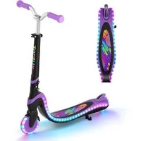 TONBUX Scooter Kinderroller mit coolem beleuchteten Brett und PU-Rädern