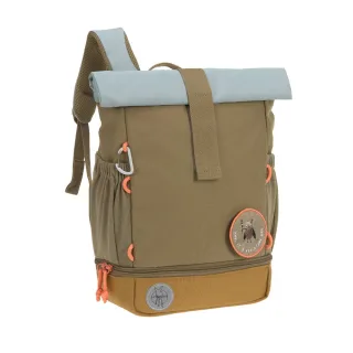Lässig Kindergartenrucksack Rolltop - Nature oliv