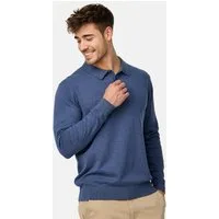 Indicode Strickpullover Herren INChips Pullover Feinstrick-Pullover im Polo-Stil