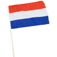 VertriebsArena GmbH Fahne Niederlande-Fahne 30x45cm mit Holzstock