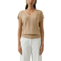 s.Oliver BLACK LABEL Strickpullover mit Struktur Muster