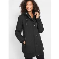 bonprix Langjacke aus Baumwolle, Slim fit, mit Kapuze, mit Reißverschlusstaschen