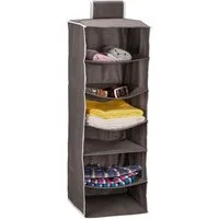 relaxdays Hängeregal Kleiderschrank 6 Fäch