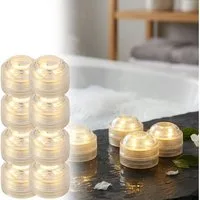 shop'n smile ideoon LED-Teelichter warmweiß, IP68 wasserdicht für Pool & Badewanne. Tauchbare LED-Lichter, LED, Teelicht mit Batterie