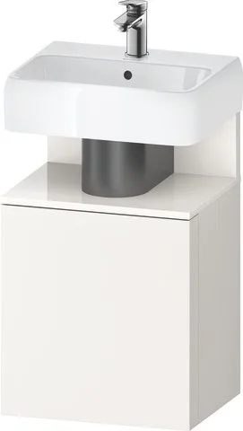 Duravit Qatego Waschtischunterbau wandhängend Weiß Supermatt 440x350x645 mm - QA4076L22840000 QA4076L22840000