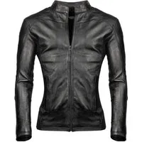 PAULGOS Lederjacke Herren Jacke Übergangsjacke Biker Look 100% Echtleder D3