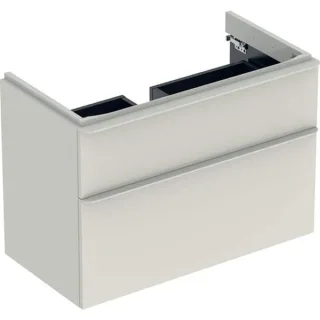 Geberit Smyle Square Unterschrank für Waschtisch, m. 2 Schubladen 88,4x61,7x47cm, sand-grau, 500354J 500354JL1