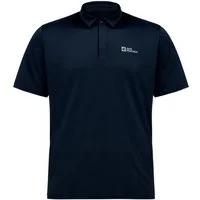 Jack Wolfskin Poloshirt Delgami Polo mit verdeckter Knopfleiste