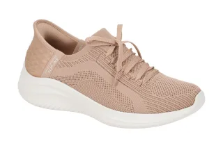 Skechers 149710 TAN Hands-Free Halbschuhe in Braun - Tan, Air Cooled Memory Foam