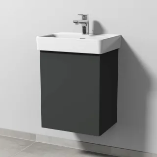 Sanipa 3way Waschtischunterbau zu Laufen Pro S Waschtisch mit 1 Tür, Graphit-Matt SP7831B