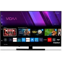 Medion® MD855600 QLED-Fernseher (138.8 cm/55 Zoll, 4K Ultra HD, Smart-TV, Dolby Vision, Dolby Atmos, Netflix, HBO Max, Prime Video, Disney+, WOW)
