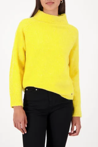 monari - Flauschgarn-Pullover honey - Gr. - 42