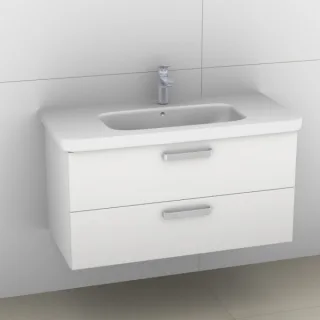 Artiqua 411 Waschtischunterschrank für DuraStyle 232010 Weiß Hochglanz, 411-WU2L-D44-7016-68 411-WU2L-D44-7016-68