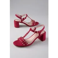 Aniston SHOES Riemchensandalette Sommerschuh, Blockabsatz, Nietenverzierung - NEUE KOLLEKTION