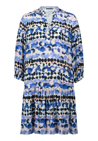 Betty Barclay - Stufenkleid Blau/Beige - Gr. - 44