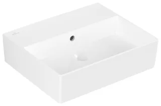 Villeroy & Boch Waschtisch Memento 2.0 500x420mm, mit Überlauf Unterseite geschl. Stone White cplus 4A225JRW