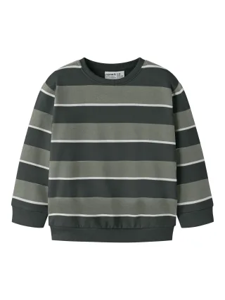 NAME IT - NMMBRUCE LS NREG SWEAT BRU Shadow - Gr. - 128