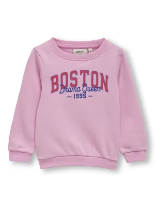 KIDS ONLY - KMGLOTTA REG L/S COLLEGE BOX SWT bonbon - Gr. - 116