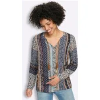 heine Klassische Bluse Druckbluse Langarm