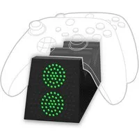 Qware Gaming Kompatibel mit Xbox X/S Series – Ladegerät für 2 Controller Controller-Ladestation