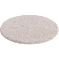 OTTO home Badematte Inga, Badezimmer Teppich, Badvorleger, Höhe 20 mm, rutschhemmend beschichtet, schnell trocknend, strapazierfähig, fußbodenheizungsgeeignet, Polyester, rund, Badteppich, unifarben, weich, als halbrund und rechteckig erhältlich