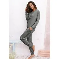 Vivance Dreams by Lascana Pyjama (Set, 2 tlg) mit aufgesetzten Seitenstreifen