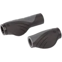 Ergotec Fahrradlenkergriff Ergotec MTB-ATB-Griffe Aero 2 Kraton 132/92mm per Paar sw/gr