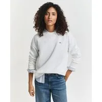 Gant Sweatshirt SHIELD C-NECK SWEAT Grafische GANT-Stickerei auf der Brust