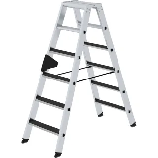 Munk Stufen-Stehleiter beidseitig begehbar mit clip-step R13 - 041639