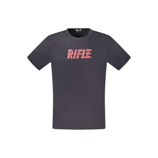 Rifle Blau Baumwoll T-Shirt für Herren