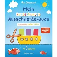 Mein kunterbuntes Ausschneide-Buch. Schneiden, kleben, malen ab 3 Jahr / Nico Sternbaum