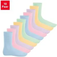 Footstar Basicsocken EVERYDAY! 10 PAAR Damen Herren Socken mit Baumwolle Basic Socken