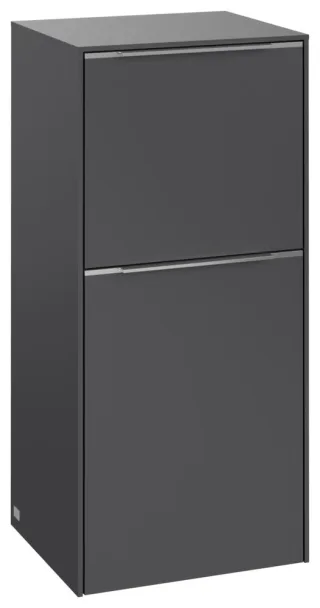 Villeroy & Boch Subway 3.0 Seitenschrank, 1 Auszug, 1 Tür, 400 x 860 x 346,5 mm, Graphite / Graphite C59400VR