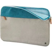 Hama Laptoptasche Notebook-Sleeve Florenz Laptop-Tasche Case Petrol (1x Notebook-Sleeve), Business Hülle Notebook-Fach 13,3" 13,5" 14" 14,2" 14,4" Zoll Laptop