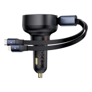 Baseus Enjoyment Pro Ladegerät C+ einziehbar & iP Kabel 60W