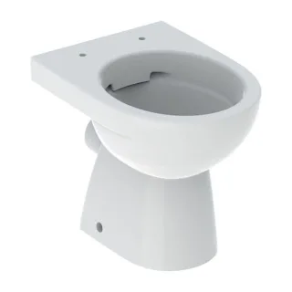 Geberit Renova Stand-Tiefspül-WC 500480012 Abgang horizontal, teilgeschlossene Form, Rimfree, weiß
