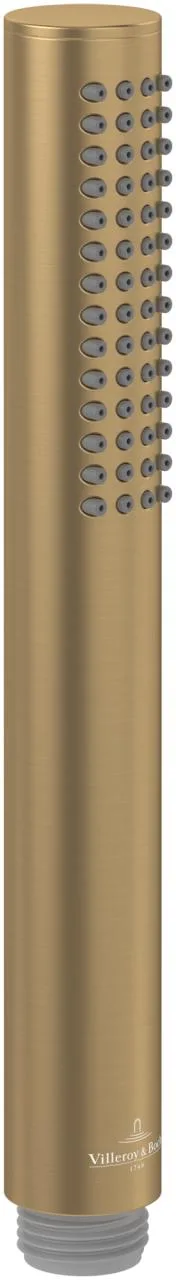 Villeroy & Boch Handbrause Verve Showers 25x197x25mm Rund Brushed Gold TVS10900600076
