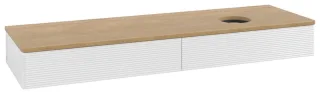 Villeroy & Boch Waschtischunterschrank Antao L16_1 1600x190x500mm mit Beleuchtung mit Struktur FK/AP L16111GF