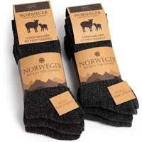 OCCULTO Norwegersocken Herren Norweger Socken 6er Pack (Modell: Finn) (6-Paar)