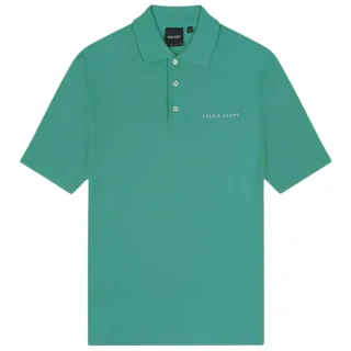 Lyle & Scott Poloshirt mit schlichtem, besticktem Logo in Wilton-Grun