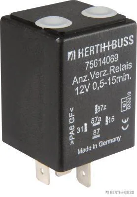 HERTH&BUSS Zeitrelais, 15 A, 5 pins - 75614069