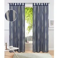 OTTO home Gardine Dimona (2 St), Schlaufen, transparent, Voile, 2er-Set, Voile, Polyester, Wellen