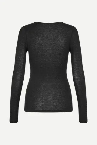 samsøe & samsøe - T-Shirt - Sadou schwarz - Gr. - XS