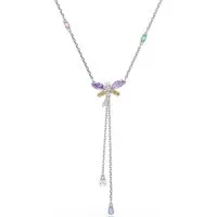 Swarovski Collier Swarovski Damen-Kette Metall Swarovski-Kristall