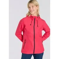 CMP Regenjacke WOMAN JACKET FIXED HOOD wasserdicht, winddicht, atmungsaktiv, schnell trocknend