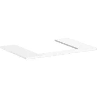 hansgrohe Xelu Q Konsole 54094050 780 x 550 mm, Ausschnitt 500 x 480 mm, weiß hochglanz