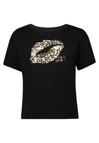 betty barclay - so cosy - - Casual-Shirt patch black/camel - Gr. - 40